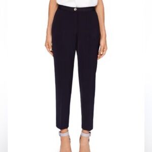 TED BAKER Ulmiat Ottoman Skinny Trousers In Navy size Ted 2, US 6